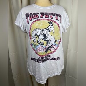 Recycled Karma White Tom Petty Graphic Tee